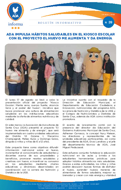 Boletín ADA Informa 039